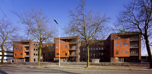 Bedrijfsverzamelgebouw Dillenburgstraat Eindhoven : gevelcompositie : odeon architecten